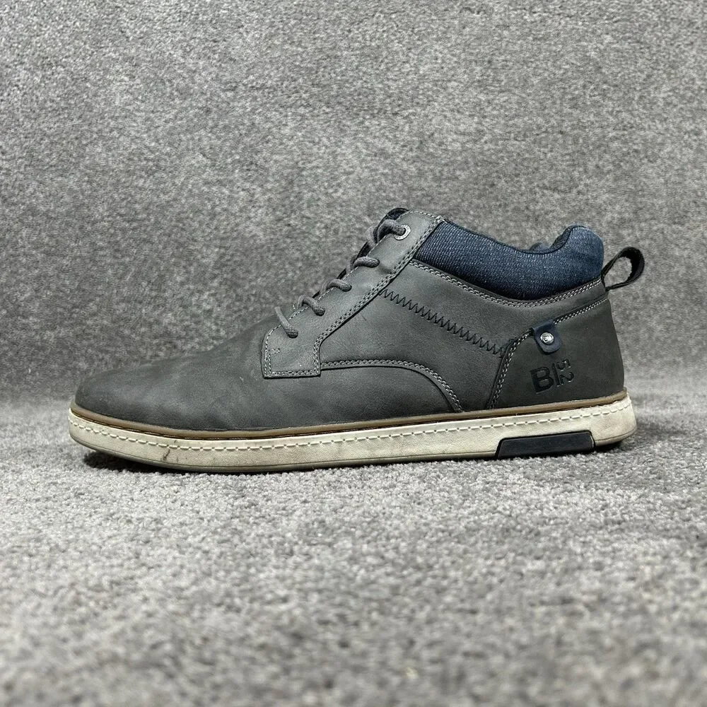 B-52 By Bullboxer Delta Men’s Size 12 Gray Blue Casual Business Shoes Used
